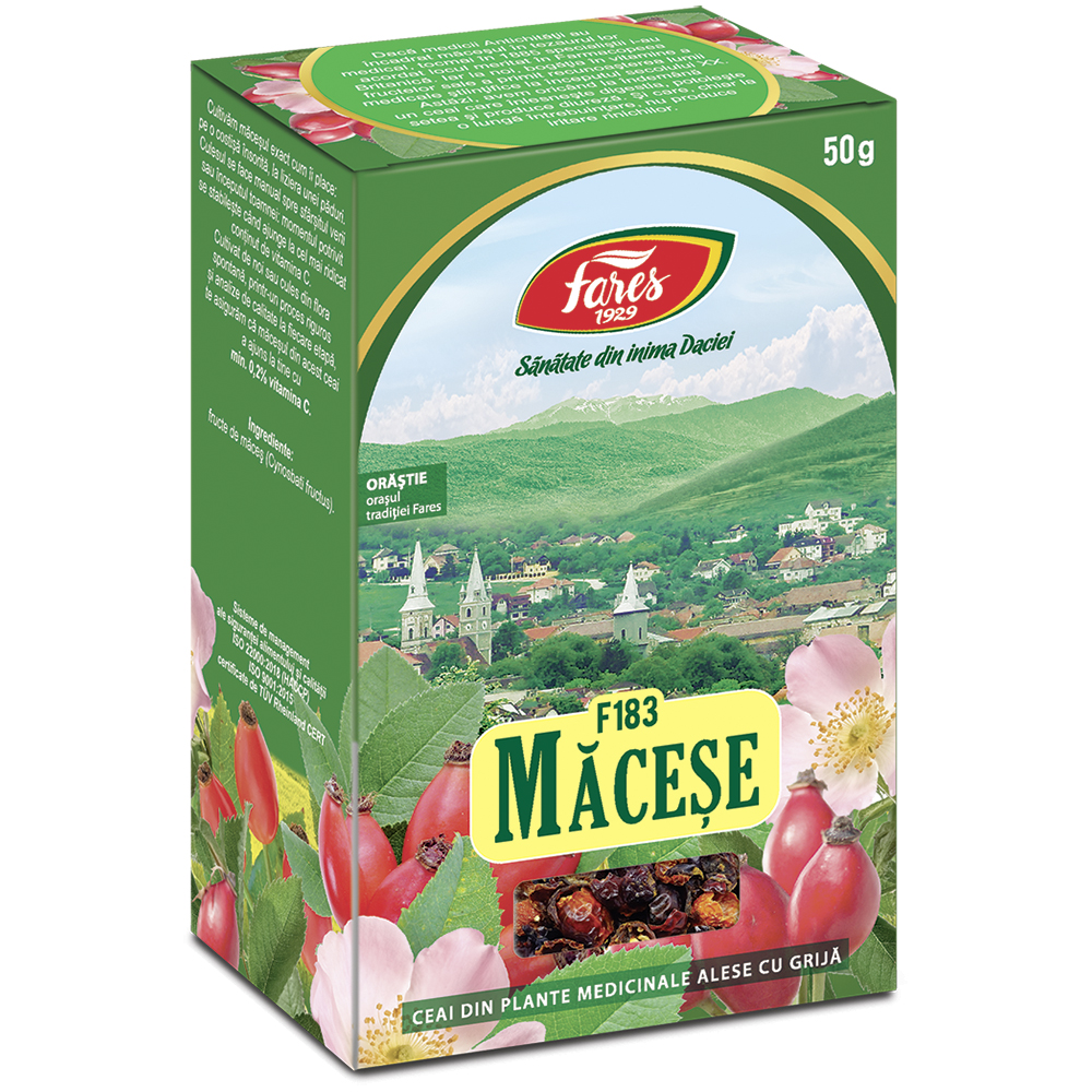 Ceai de macese, 50 g, Fares
