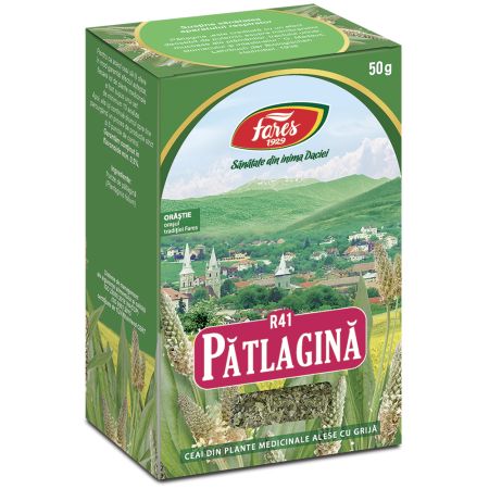 Ceai de patlagina, 50 g, Fares