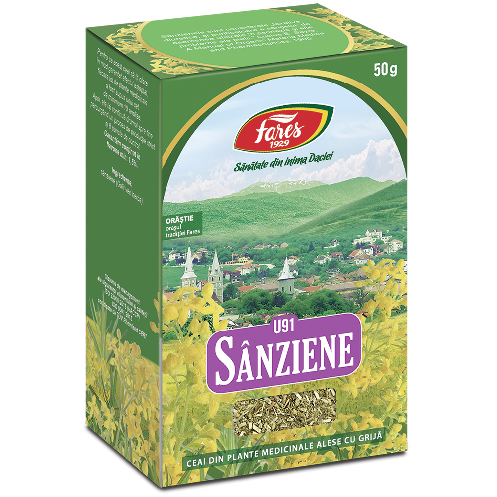 Ceai sanziene, 50g, Fares