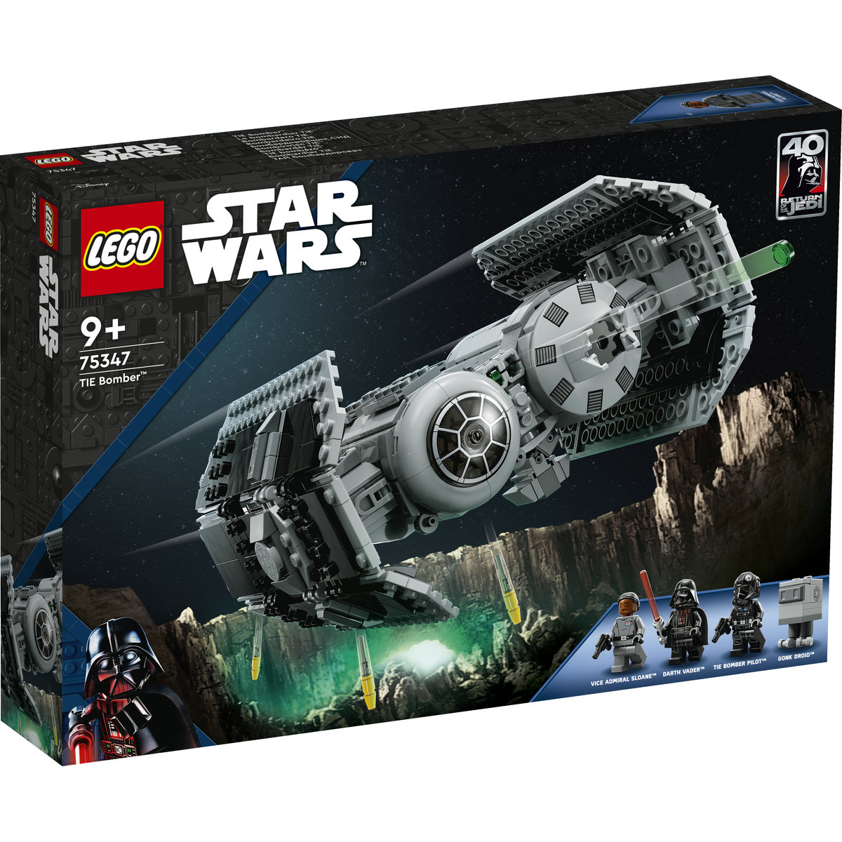 Bombardier TIE Star Wars, + 9 ani, Lego