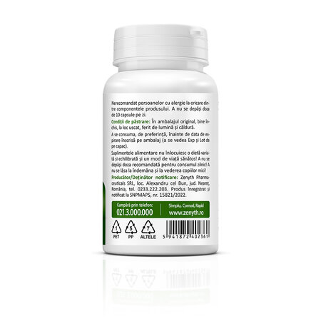Monolaurin, 500 mg, 30 capsule, Zenyth 772349