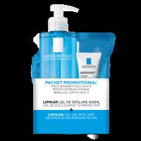 Pachet Gel de spalare + Rezeva Gel de spalare + Balsam Light AP+M Lipikar, 2x400 ml + 15 ml, La Roche Posay