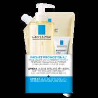 Pachet Ulei de dus + Rezerva +  Balsam Light AP+M Lipikar AP+, 2x400 ml + 15 ml, La Roche Posay