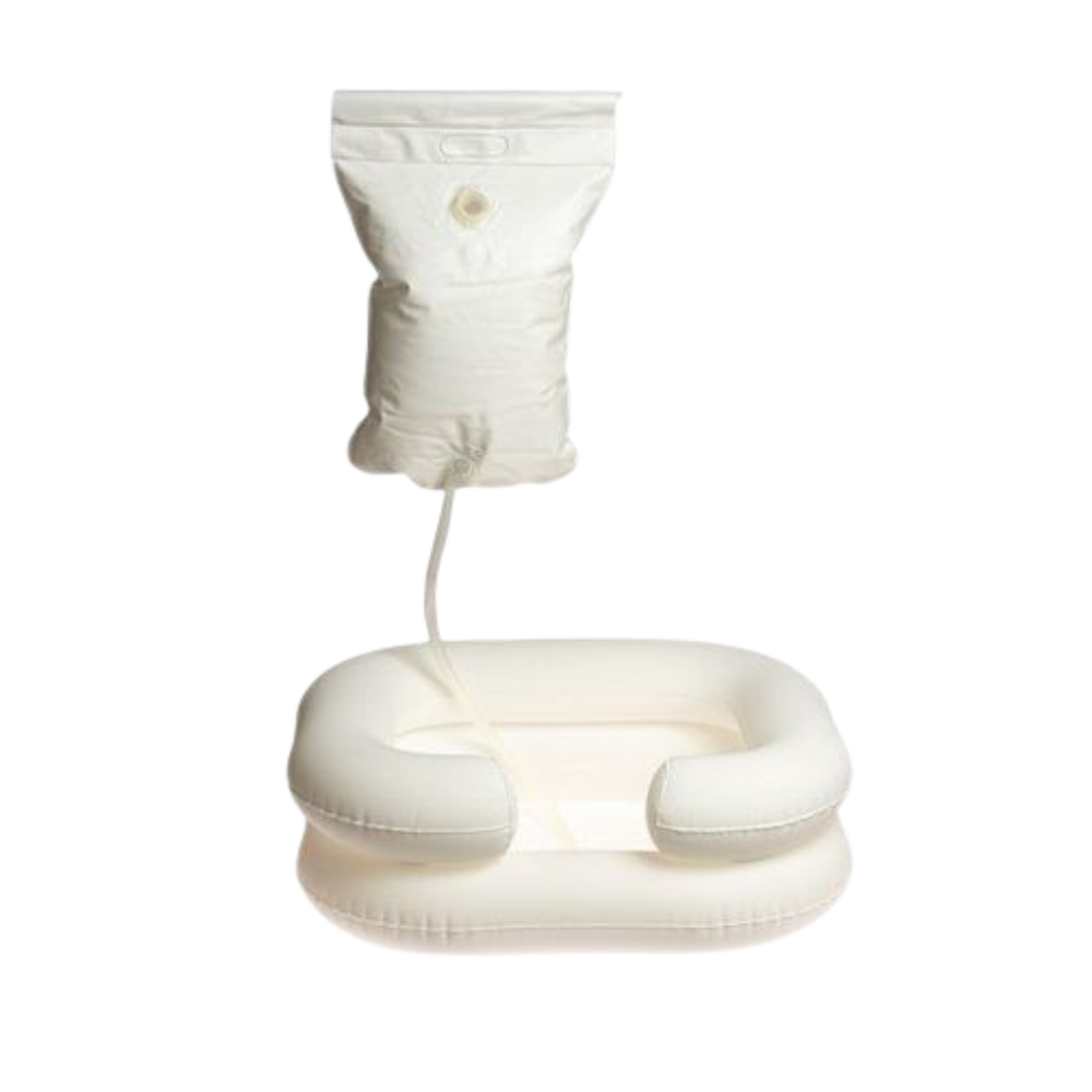 Bazin gonflabil pentru spalarea capului, Alb, Antar