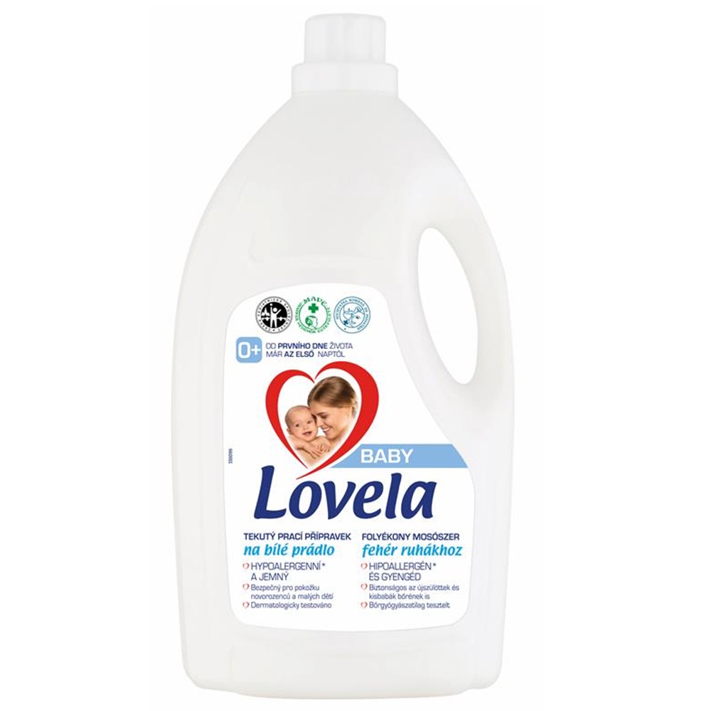 Detergent lichid pentru rufe albe, 4.5 l, Lovela Baby