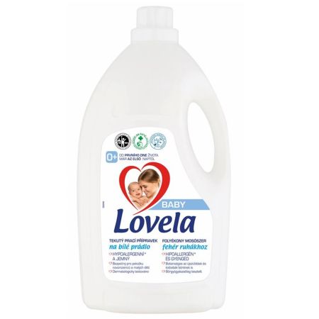 Detergent lichid pentru rufe albe, 4.5 l, Lovela Baby