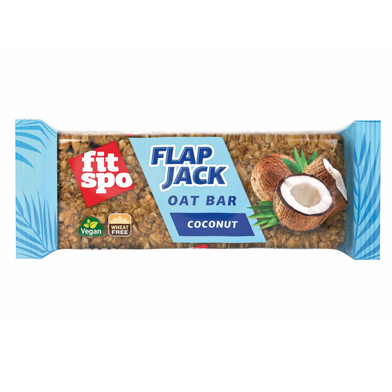 Baton de ovaz Flapjack, Coconut, 80 g, FitSpo