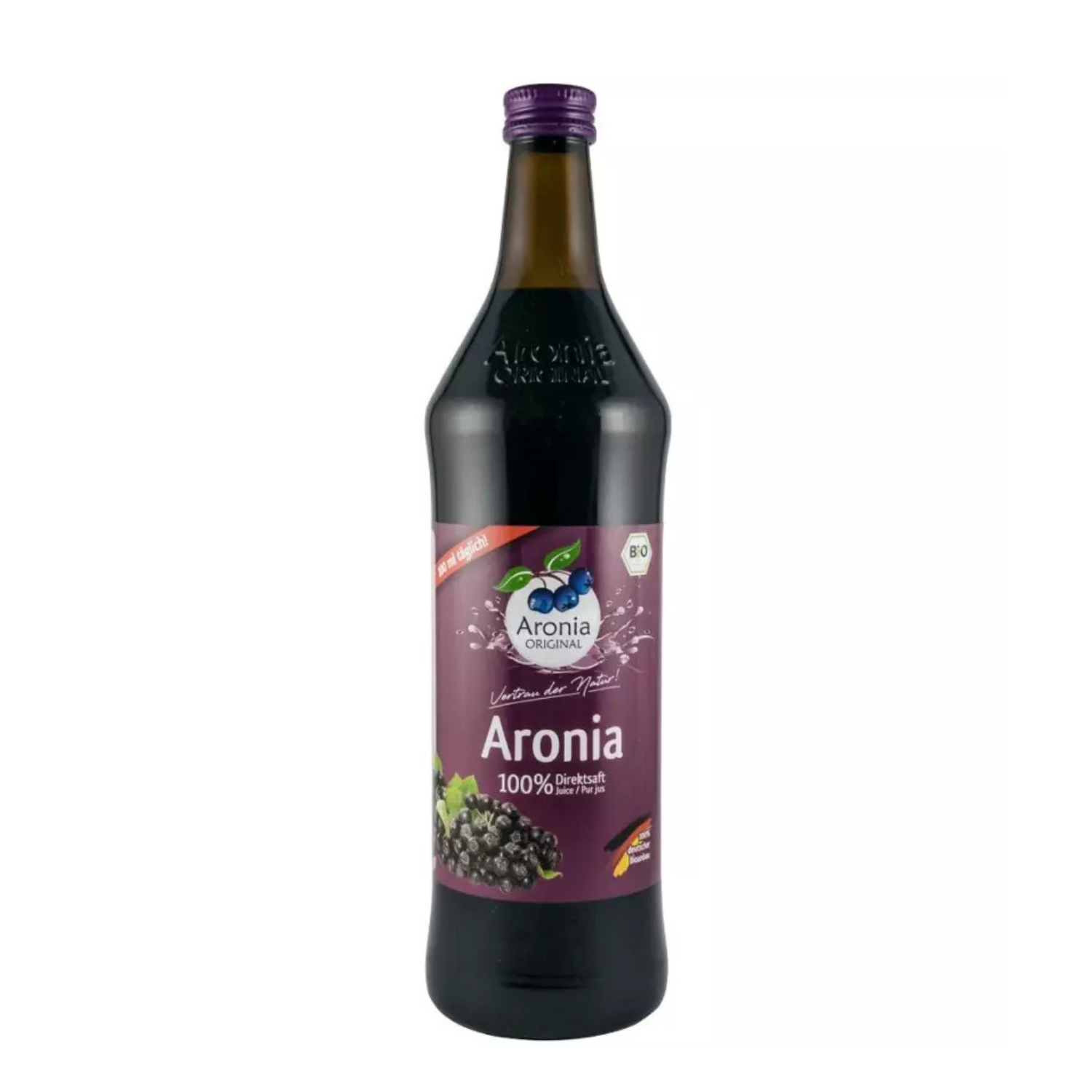 Suc bio pur de aronia, 100% suc, 700 ml, Aronia Original