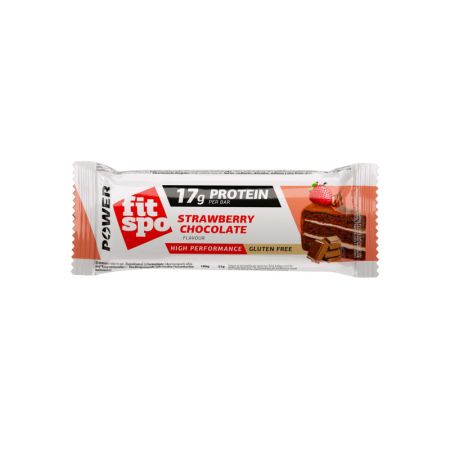 Baton proteic Power, Ciocolata si Capsune, 55 g, FitSpo