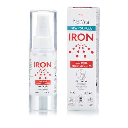 Iron spray oral cu 14 mg Fier, 30 ml, Norvita