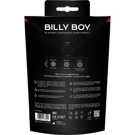 Prezervative All Pleasure, 40 buc, Billy Boy 720494