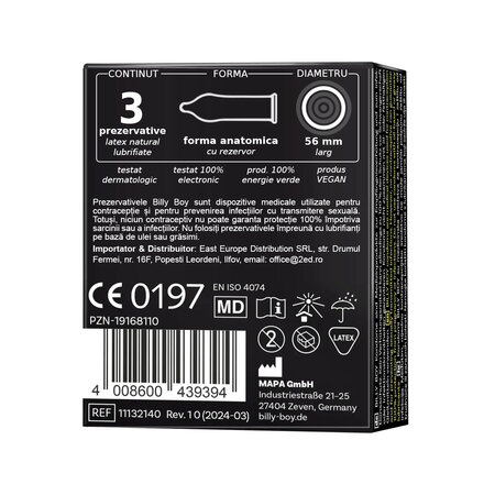 Prezervative Feel It, 3 buc, Billy Boy 720500