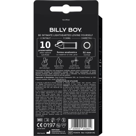 Prezervative Love Longer, 10 buc, Billy Boy 720510