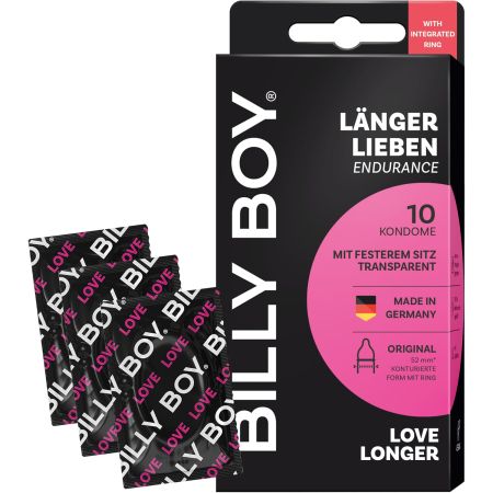 Prezervative Love Longer, 10 buc, Billy Boy 720516