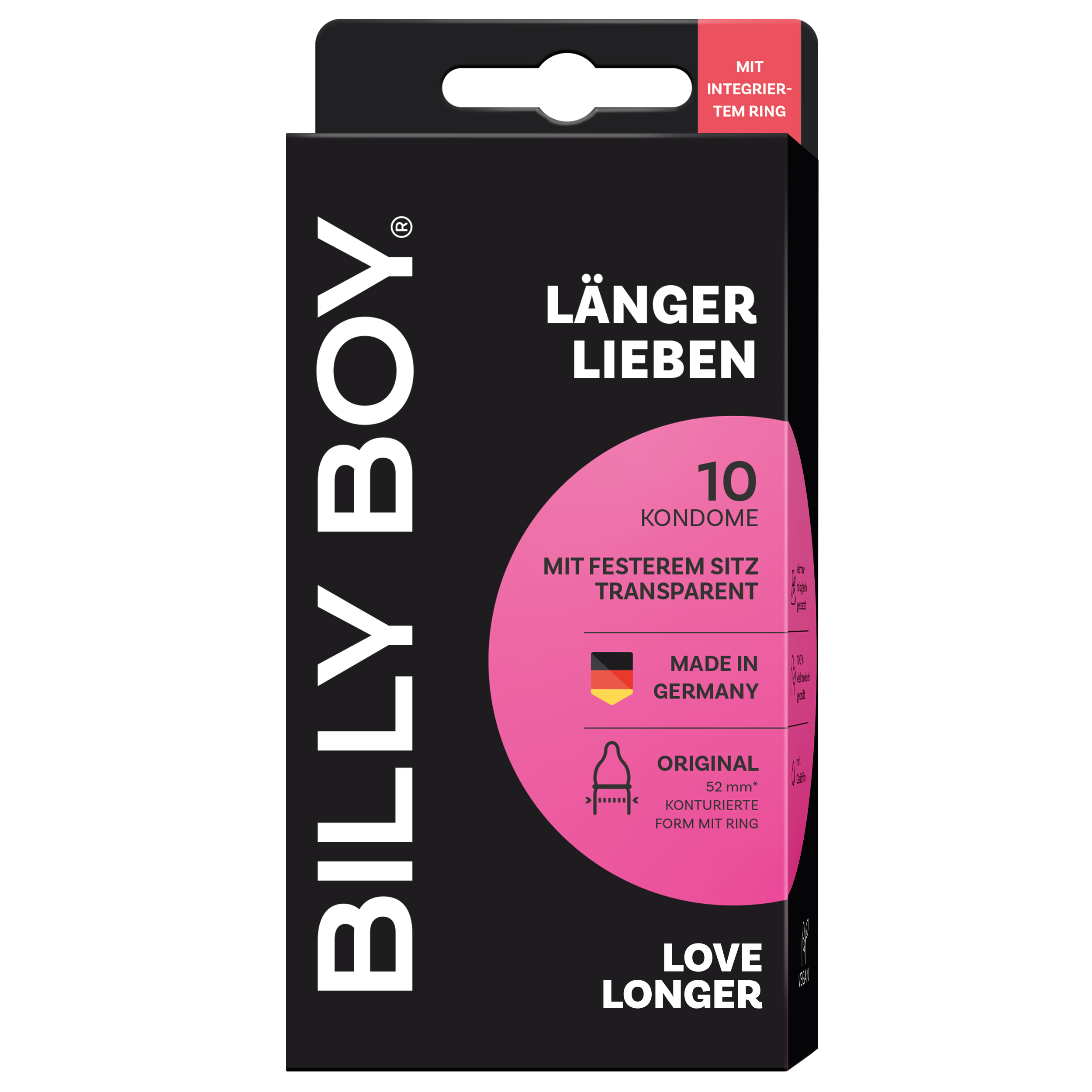 Prezervative Love Longer, 10 buc, Billy Boy