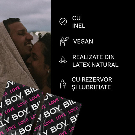 Prezervative Love Longer, 3 buc, Billy Boy 720524