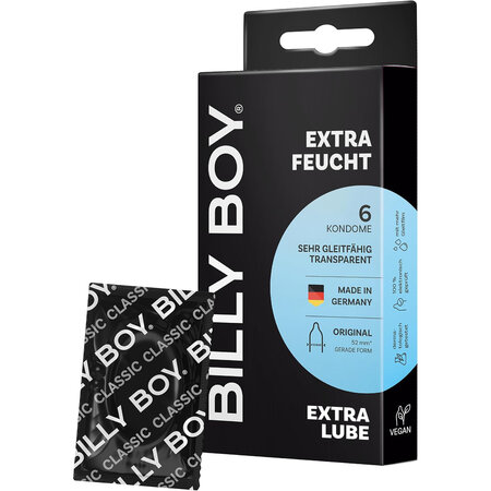 Prezervative Extra Lube, 6 buc, Billy Boy 720553