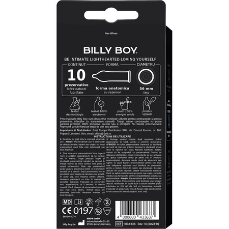 Prezervative Feel It, 10 buc, Billy Boy 720557