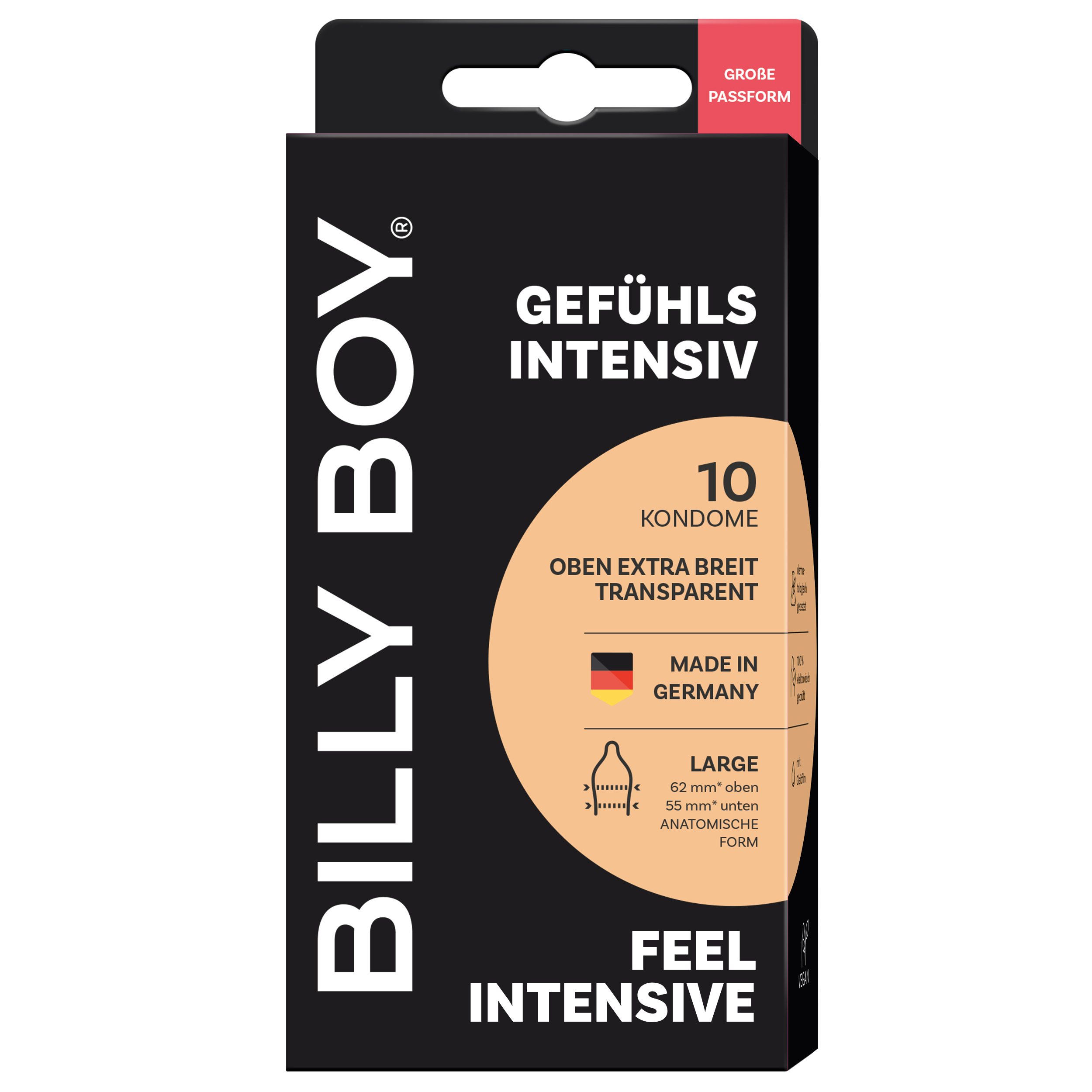 Prezervative Feel Intensive, 10 buc, Billy Boy
