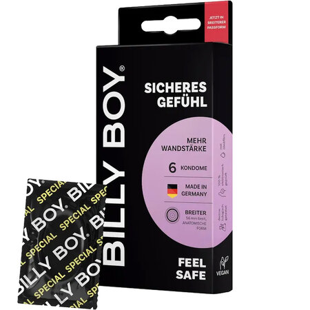 Prezervative Feel Safe, 6 buc, Billy Boy 720625