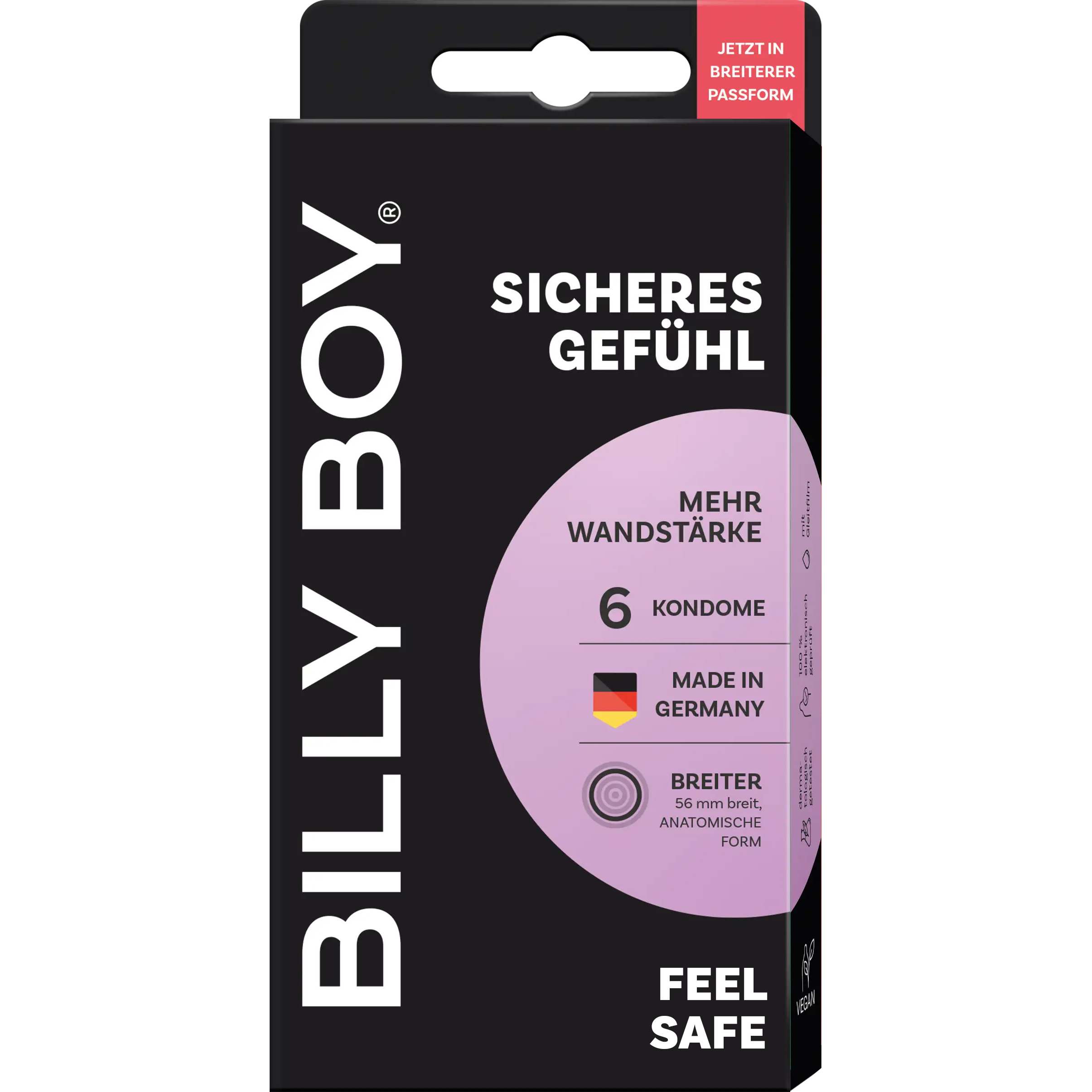 Prezervative Feel Safe, 6 buc, Billy Boy