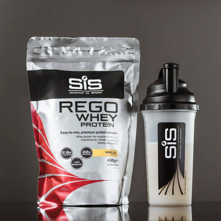 Pudra proteica cu aroma de vanilie Rego Whey Protein, 450 g, SiS 720708