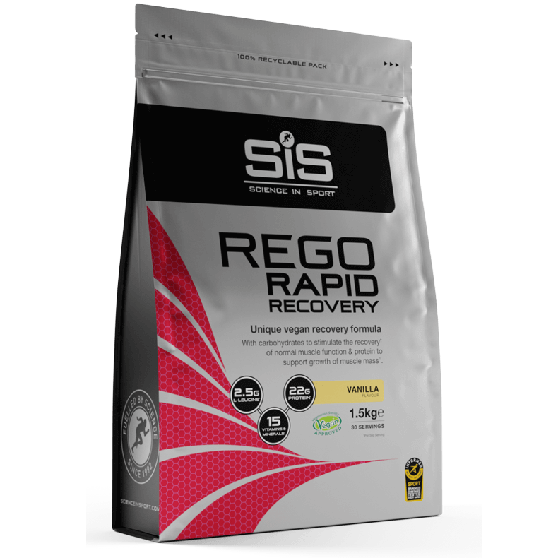 Bautura de refacere cu aroma de vanilie Rego Rapid Recovery, 1.5 kg, SiS