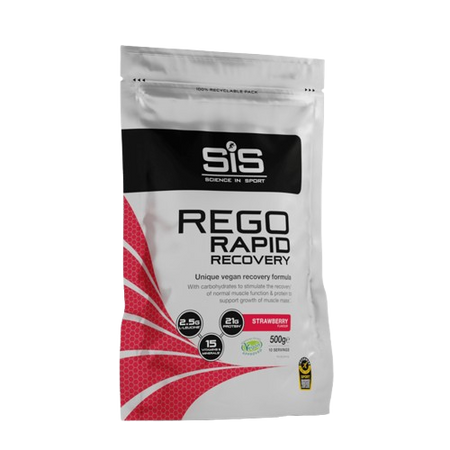 Bautura de refacere cu aroma de capsune Rego Rapid Recovery, 500 g, Sis