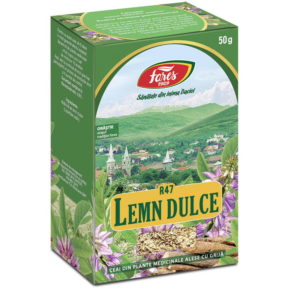 Ceai lemn dulce, 50g, Fares