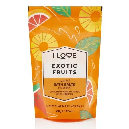Sare de baie Signature, Exotic Fruits, 500 g, I Love