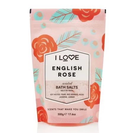 Sare de baie Signature, English Rose, 500 g, I Love