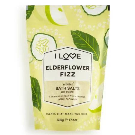 Sare de baie Signature, Elderflower Fizz, 500 g, I Love
