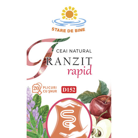 Ceai tranzit rapid, 20 plicuri, Fares 720934