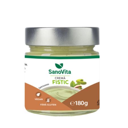 Crema de fistic 20%, 180 g, Sanovita