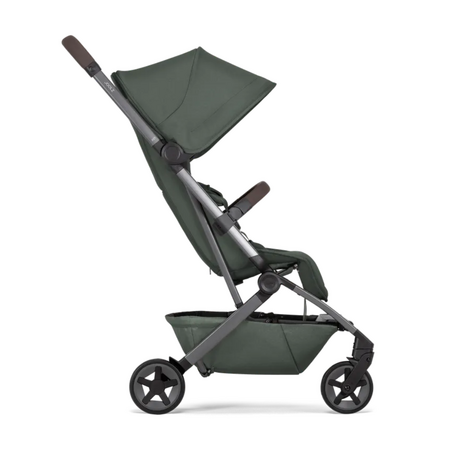 Pachet Carucior cu bara pliabila si suport de pahar Aer2, Forest Green, Joolz 720989