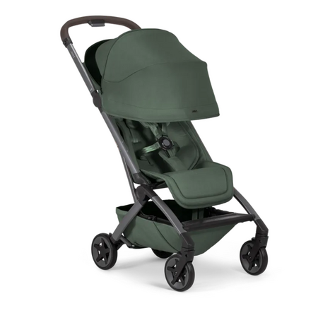 Pachet Carucior cu bara pliabila si suport de pahar Aer2, Forest Green, Joolz 720984