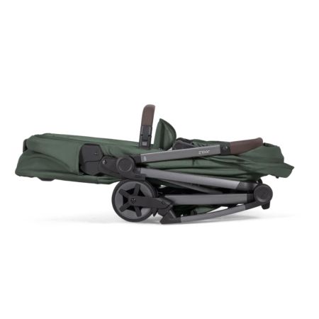 Pachet Carucior cu bara pliabila si suport de pahar Aer2, Forest Green, Joolz 720986