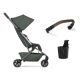 Pachet Carucior cu bara pliabila si suport de pahar Aer2, Forest Green, Joolz 720969