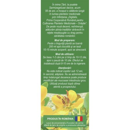 Ceai senna, 50g, Fares 721001