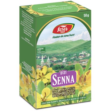 Ceai senna, 50 g, Fares