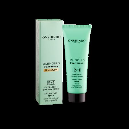 Masca faciala 2in1 cu Sharohyal si Glycolift, 75 ml, Onshindo Osaka
