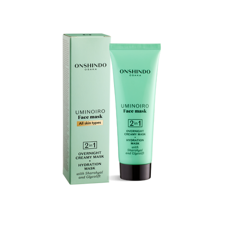 Masca faciala 2in1 cu Sharohyal si Glycolift, 75 ml, Onshindo Osaka