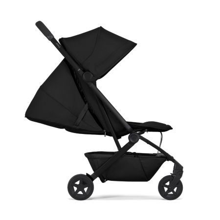 Pachet Carucior cu bara pliabila si suport de pahar Aer2, Space Black, Joolz 721085