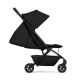 Pachet Carucior cu bara pliabila si suport de pahar Aer2, Space Black, Joolz 721085