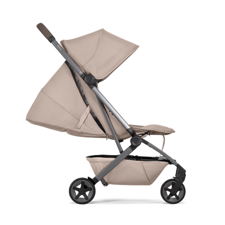 Pachet Carucior cu bara pliabila si suport de pahar Aer2, Sandy Taupe, Joolz 721106