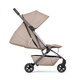 Pachet Carucior cu bara pliabila si suport de pahar Aer2, Sandy Taupe, Joolz 721106