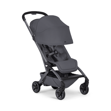 Pachet Carucior cu bara pliabila si suport de pahar Aer2, Stone Grey, Joolz 721143