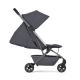 Pachet Carucior cu bara pliabila si suport de pahar Aer2, Stone Grey, Joolz 721142