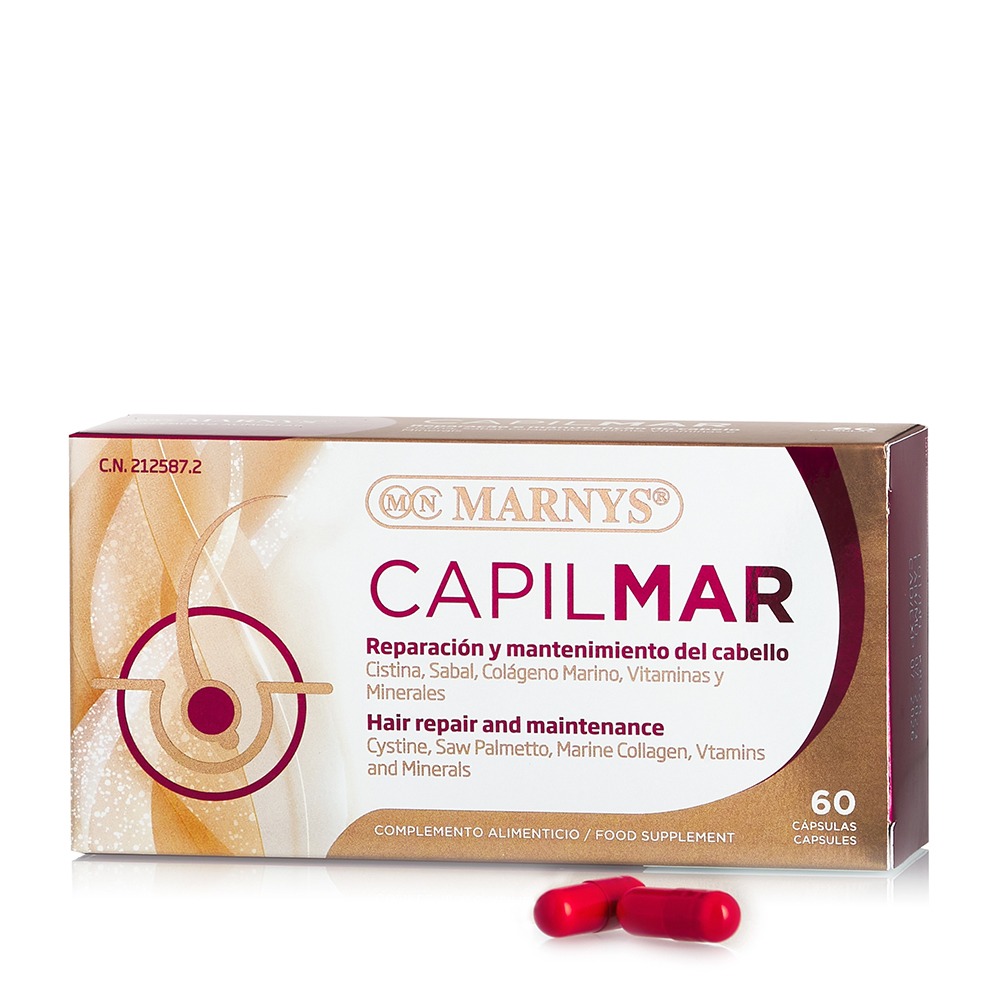 Supliment pentru par Capilmar, 60 capsule, Marnys