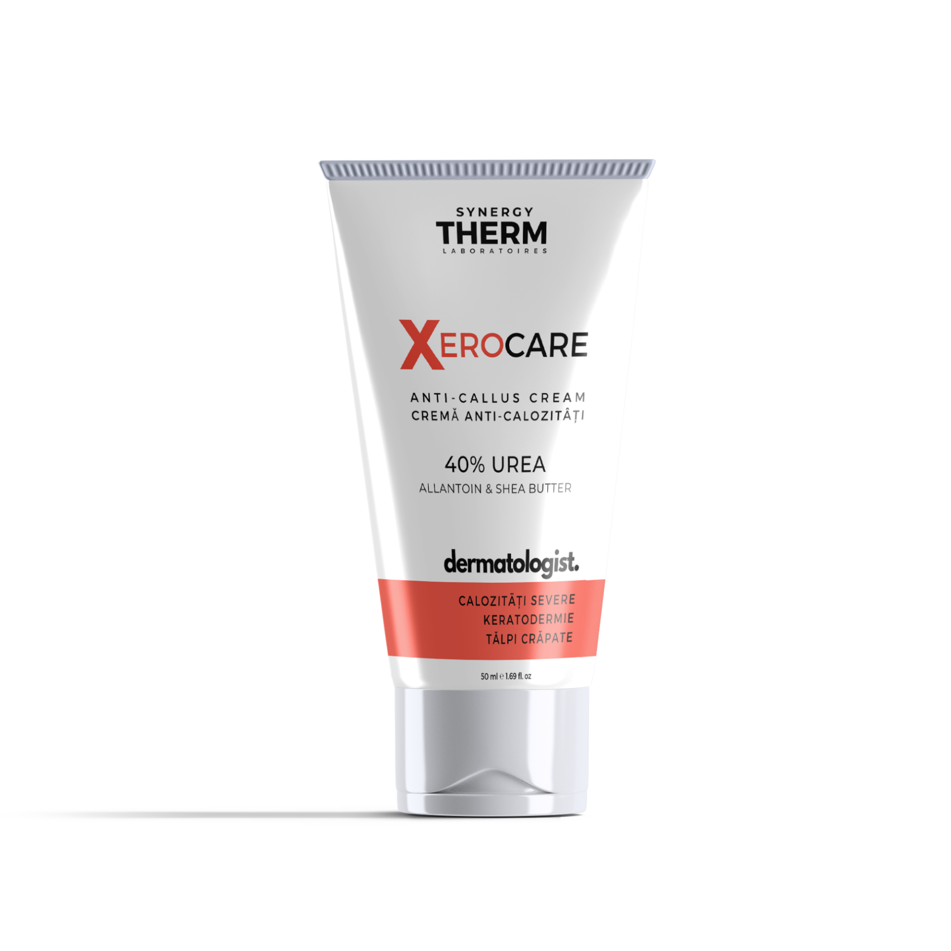 Crema anti-calozitati cu 40% Uree Xerocare Dermatologist, 50 ml, Synergy Therm